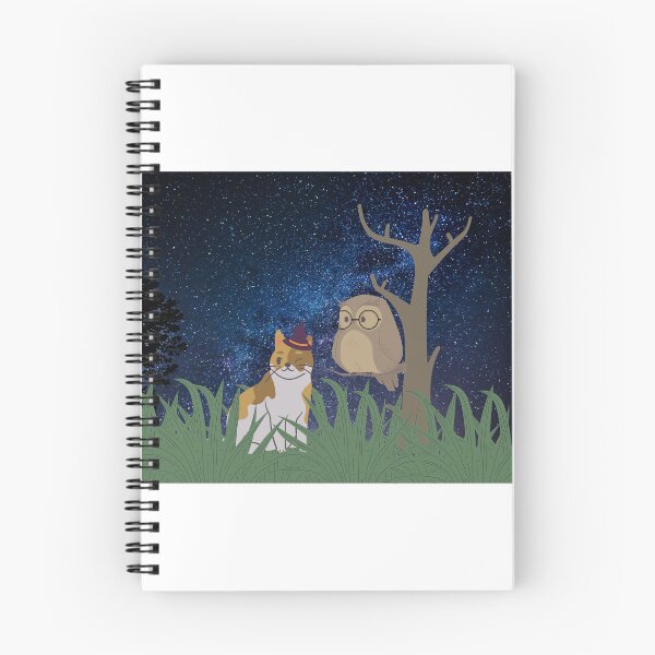 Item preview, A Cat and an Owl Witch Familiars designed and sold by ChronicCrafting.