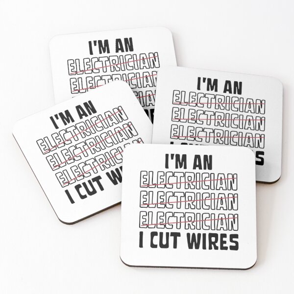 Item preview, I'm An Electrician I Cut Wires designed and sold by chetan786.