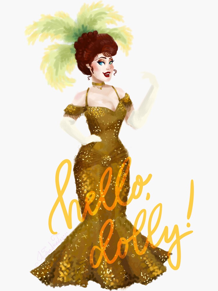 Hello Dolly Sticker" Sticker for Sale by pragpujias | Redbubble