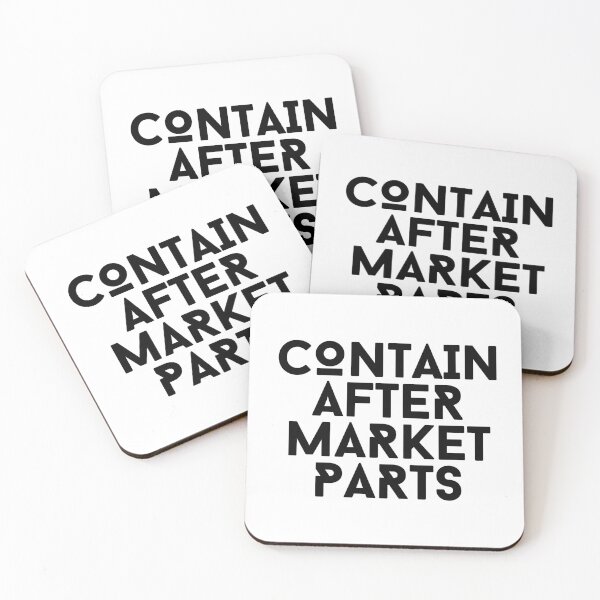 Item preview, Contain aftermarket parts. Funny, text only design. Black text, capitals. designed and sold by JellyBeenzz.