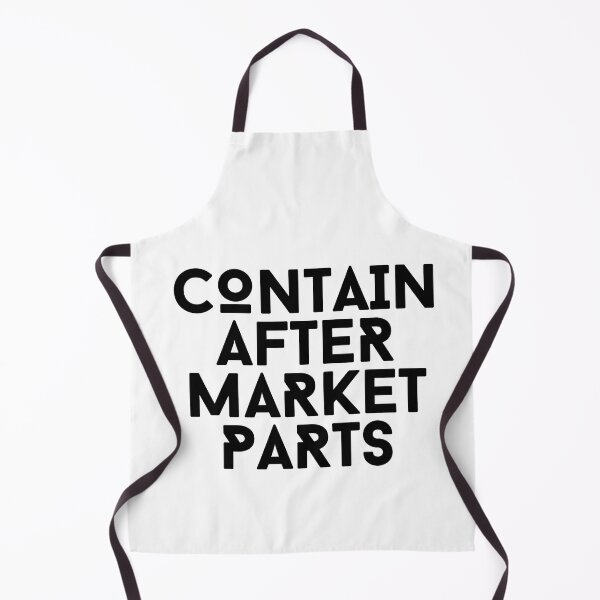 Item preview, Contain aftermarket parts. Funny, text only design. Black text, capitals. designed and sold by JellyBeenzz.