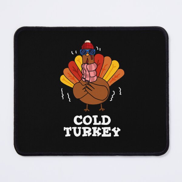 Item preview, Cold Turkey Funny Animal Puns (Dark BG) designed and sold by punnybone.