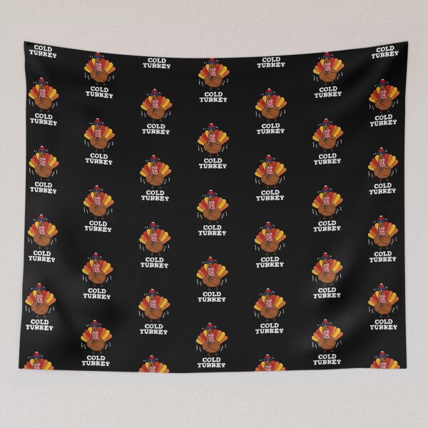 Item preview, Cold Turkey Funny Animal Puns (Dark BG) designed and sold by punnybone.