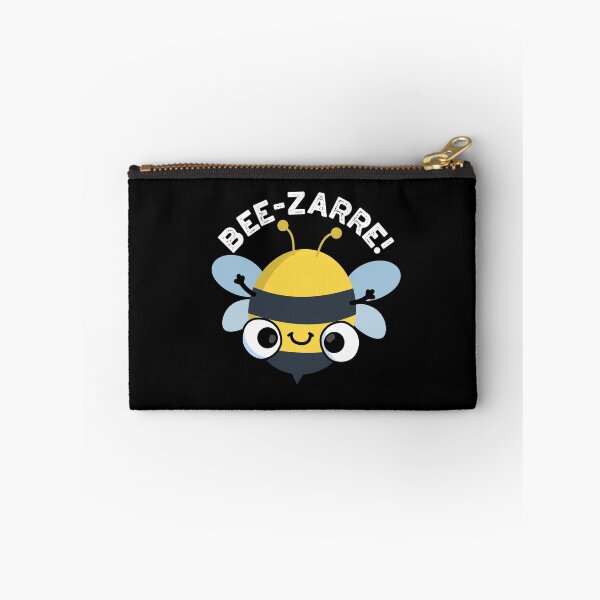Item preview, Bee-zarre Bizarre Funny Bee Puns (Dark BG) designed and sold by punnybone.
