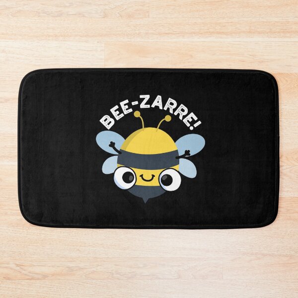 Item preview, Bee-zarre Bizarre Funny Bee Puns (Dark BG) designed and sold by punnybone.