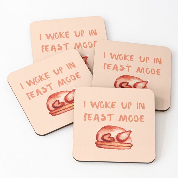 Item preview, Woke Up In Feast Mode Funny Watercolor Thanksgiving Day Quotes  designed and sold by LaziniArts.