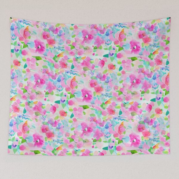 Item preview, Pastel floral abstract pattern designed and sold by Mirarima.