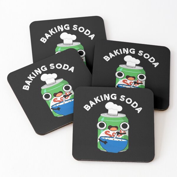 Item preview, Baking Soda Funny Soda Pop Puns (Dark BG) designed and sold by punnybone.