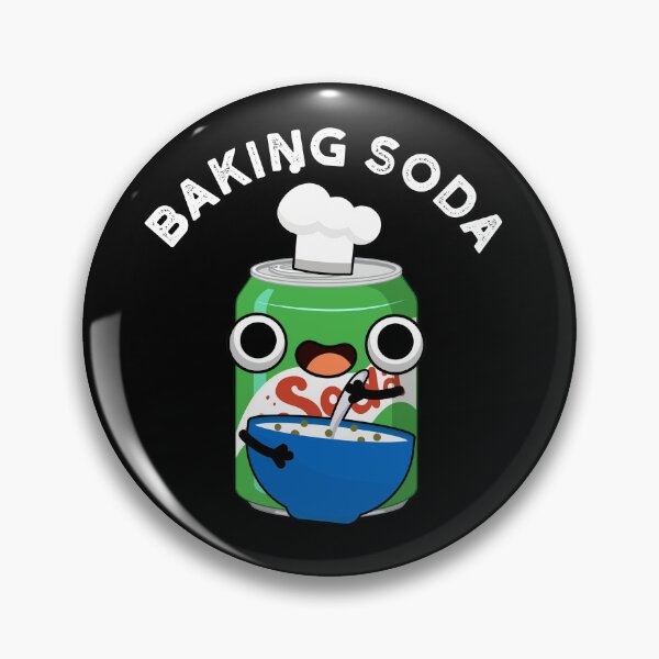 Item preview, Baking Soda Funny Soda Pop Puns (Dark BG) designed and sold by punnybone.