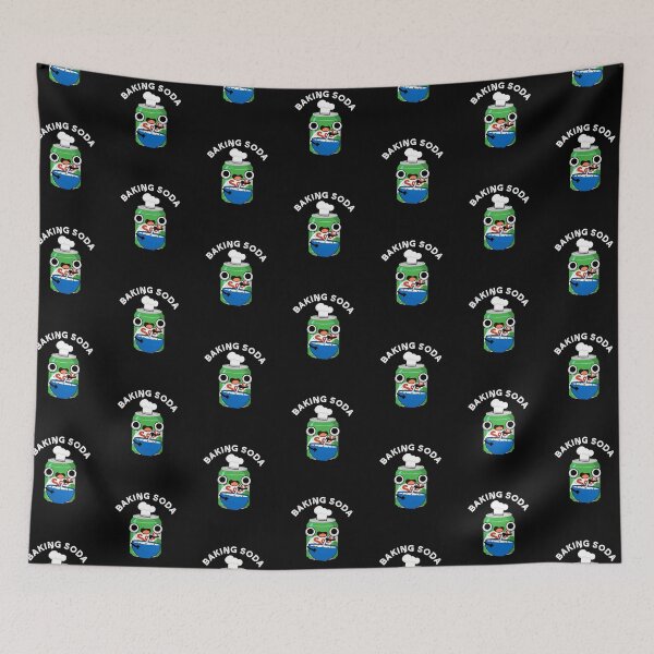 Item preview, Baking Soda Funny Soda Pop Puns (Dark BG) designed and sold by punnybone.