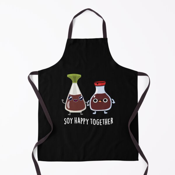 Item preview, Soy Happy Together Soy Sauce Puns (Dark BG) designed and sold by punnybone.