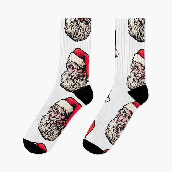 Item preview, Bad Ass Santa fumando un cigarro designed and sold by mkzmerch.