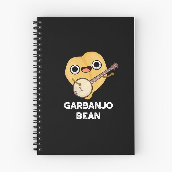 Item preview, Gar-banjo Garbanzo Bean Funny Banjo Puns (Dark BG) designed and sold by punnybone.