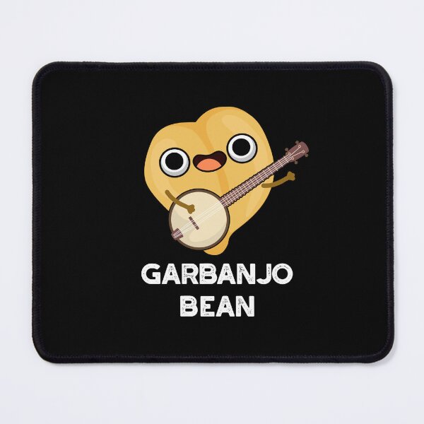 Item preview, Gar-banjo Garbanzo Bean Funny Banjo Puns (Dark BG) designed and sold by punnybone.