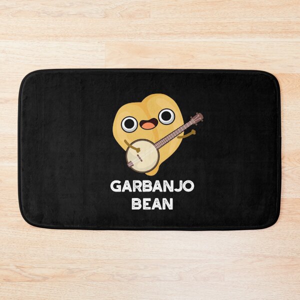 Item preview, Gar-banjo Garbanzo Bean Funny Banjo Puns (Dark BG) designed and sold by punnybone.
