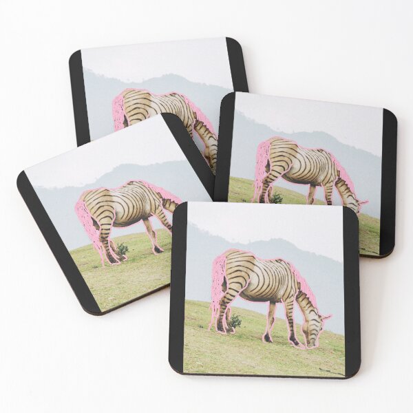 Item preview, Zebra Grazing on a Hill, in Pink designed and sold by Cowboy Folly.
