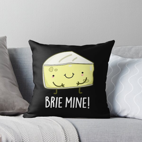 Item preview, Brie Mine Funny Cheese Puns (Dark BG) designed and sold by punnybone.