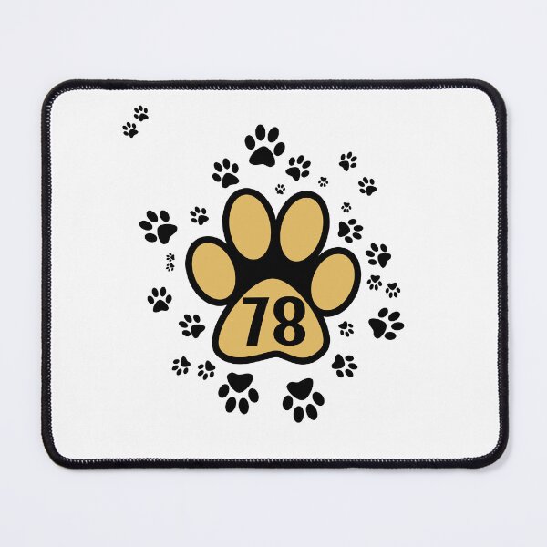 Item preview, 78 - number with animal paws designed and sold by MadandMean.