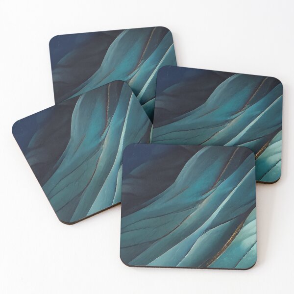 Item preview, Teal And Gold Marbled Luxury designed and sold by artsandsoul.