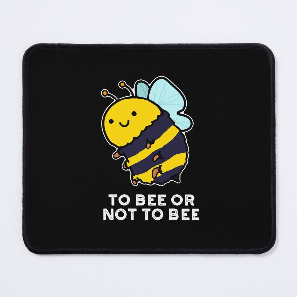 Item preview, To Bee Or Not To Bee Funny Bug Puns (Dark BG) designed and sold by punnybone.