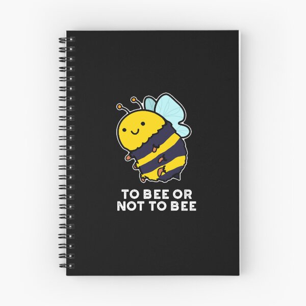 Item preview, To Bee Or Not To Bee Funny Bug Puns (Dark BG) designed and sold by punnybone.