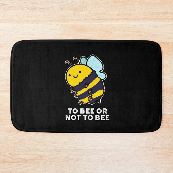 Item preview, To Bee Or Not To Bee Funny Bug Puns (Dark BG) designed and sold by punnybone.