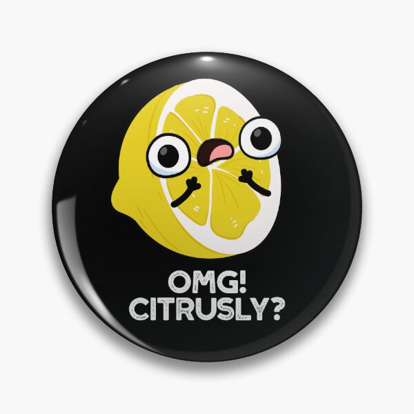 Item preview, OMG Citrusly Funny Fruit Puns (Dark BG) designed and sold by punnybone.