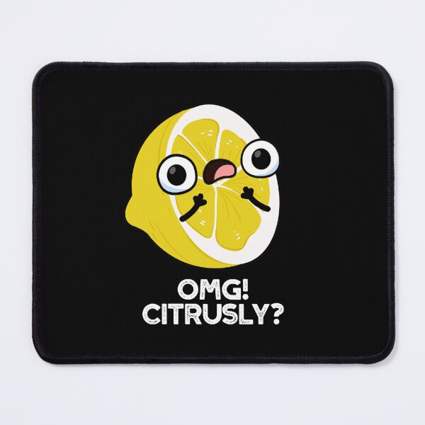 Item preview, OMG Citrusly Funny Fruit Puns (Dark BG) designed and sold by punnybone.
