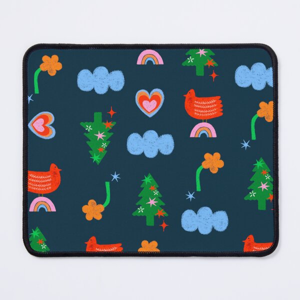 Item preview, Christmas with sky flower heart rainbow bird and star designed and sold by UnloveToy10.