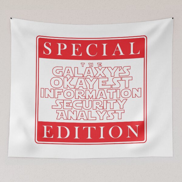 Item preview, Galaxys Okayest Information Security Analyst designed and sold by chillaxcats.