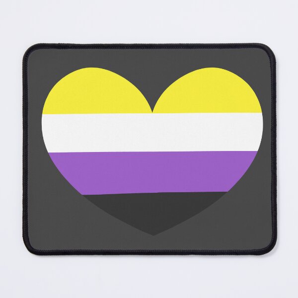 Item preview, Nonbinary Pride Heart designed and sold by charmednight.