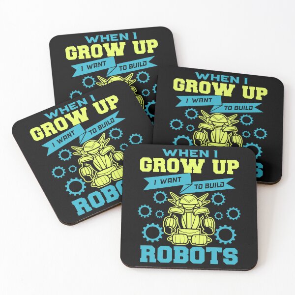 Item preview, When I Grow Up I Want To Build Robots - Cool Gifts for Kids and Future Robotic Engineers designed and sold by FanityPrints.