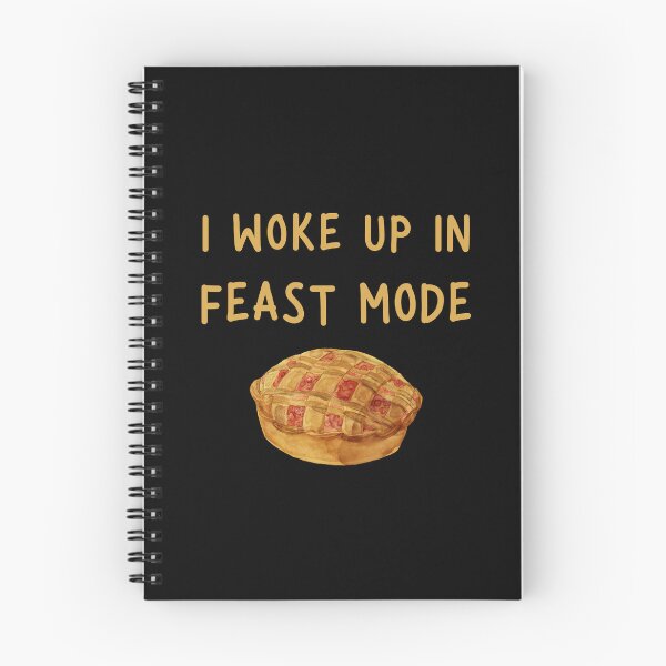 Item preview, I Woke Up In Feast Mode Funny Quote, Pumpkin Pie in Watercolor  designed and sold by LaziniArts.