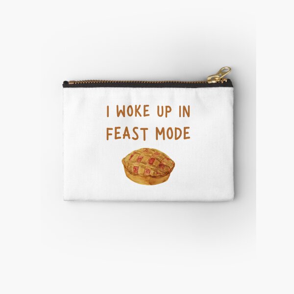 Item preview, I Woke Up In Feast Mode Funny Quote, Pumpkin Pie in Watercolor  designed and sold by LaziniArts.