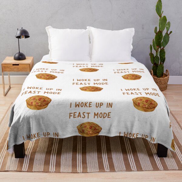 Item preview, I Woke Up In Feast Mode Funny Quote, Pumpkin Pie in Watercolor  designed and sold by LaziniArts.