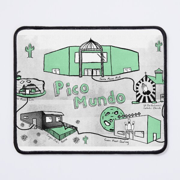 Item preview, Pico Mundo Map designed and sold by Brynne Qualley.