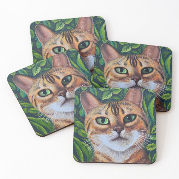 Item preview, Portrait of the Bengal cat designed and sold by Dreamoire Pix.