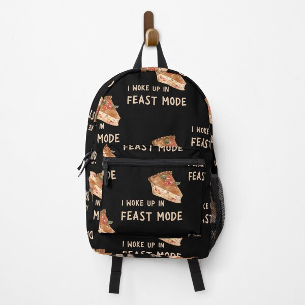 Item preview, I Woke Up In Feast Mode Funny Quote, Pumpkin Pie Slice in Watercolor designed and sold by LaziniArts.