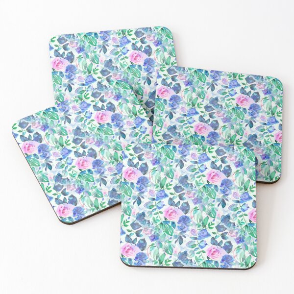 Item preview, Pastel floral abstract pattern designed and sold by Mirarima.