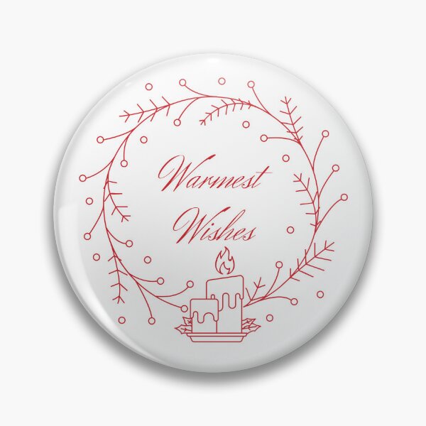 Item preview, Holiday Collection - Warmest Wishes (White/Red) designed and sold by T-WoodCreations.