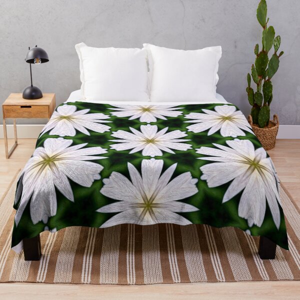 Item preview, White Daisy Pattern designed and sold by Patternflower.