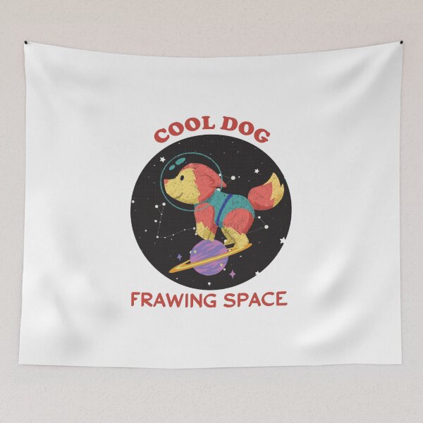 Item preview, Cool Dog Frawing Space designed and sold by beefrancky.