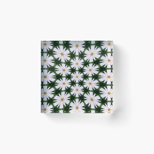 Item preview, White Daisy Pattern designed and sold by Patternflower.