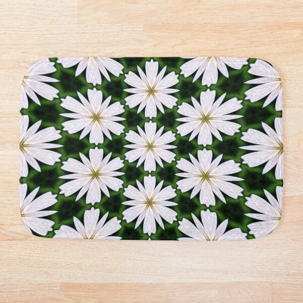 Aperçu de l'œuvre Motif marguerite blanche créée et vendue par Patternflower.