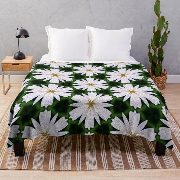 Item preview, White Daisy Pattern designed and sold by Patternflower.
