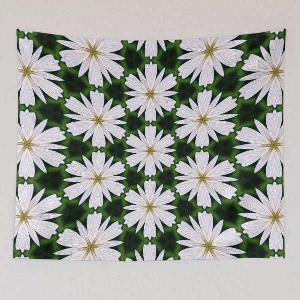 Item preview, White Daisy Pattern designed and sold by Patternflower.