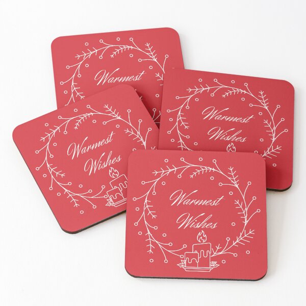 Item preview, Holiday Collection - Warmest Wishes (Red/White) designed and sold by T-WoodCreations.