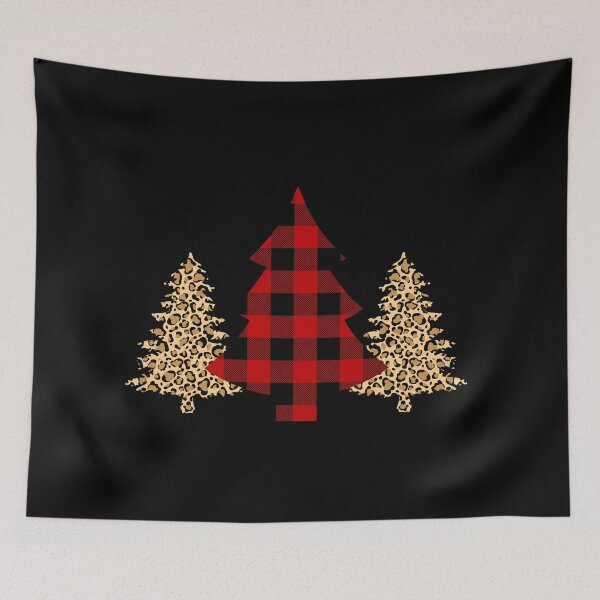 Item preview, LEOPARD AND PLAID CHRISTMAS TREE designed and sold by ZhacoysDesignz.