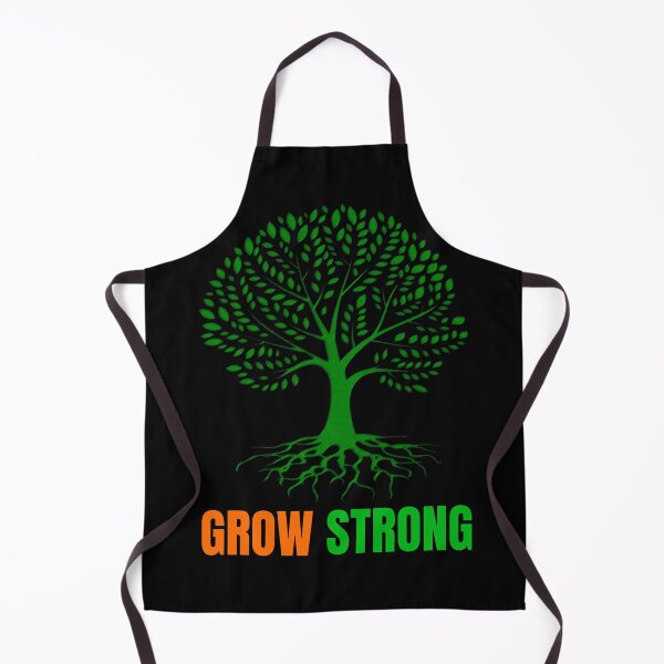 Item preview, Grow strong design with illustration of green tree designed and sold by DigitalMagShop.