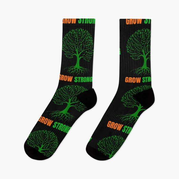 Item preview, Grow strong design with illustration of green tree designed and sold by DigitalMagShop.